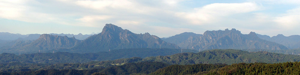 妙義山遠景　風戸峠
